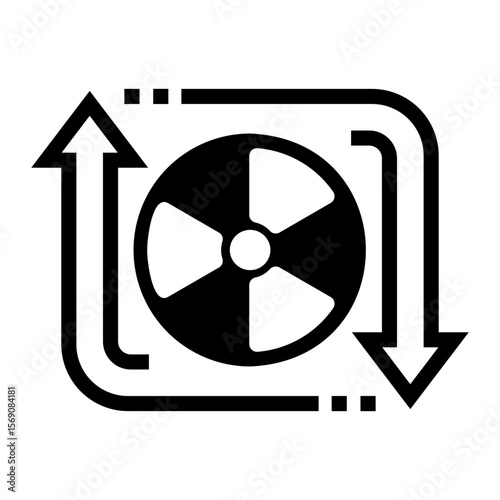 radiation Solid icon