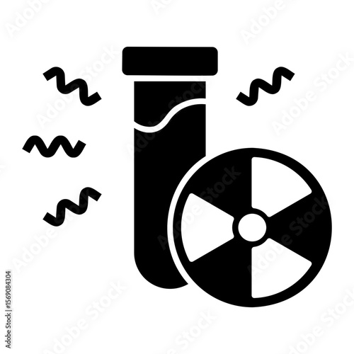 radiation Solid icon