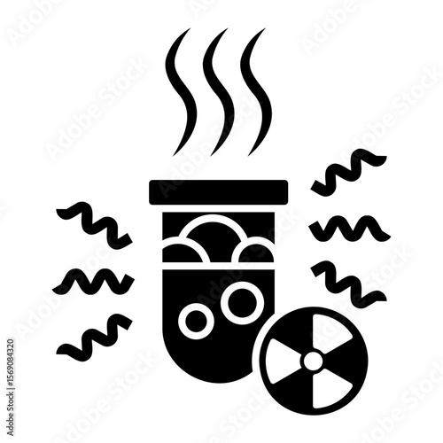 radiation Solid icon