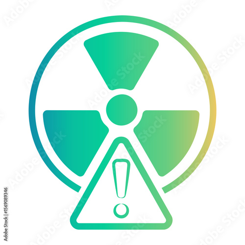 radiation Line Gradient Icon