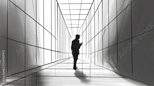 A man deeply engaged on a phone call, appearing focused and busy, possibly handling important work or personal matters in a professional or everyday setting.