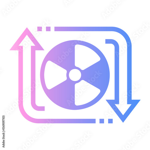 radiation Gradient icon