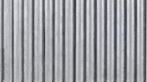 Close up view of standing seam metal roof with textured surface.