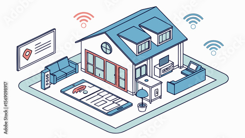 Smart home automation system iot technology for connected living and home management solutions design