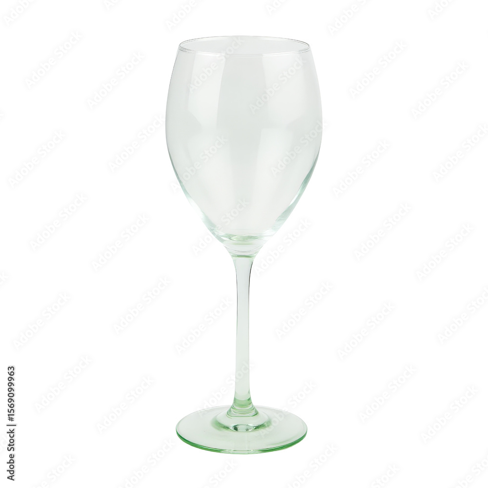 Obraz premium Elegant Glass Isolated on White Background for Versatile Design Use