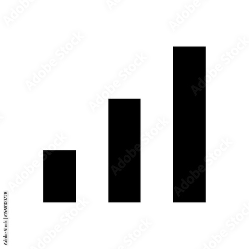 棒グラフのアイコンイラスト001