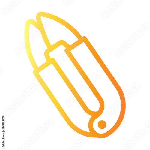 sewing Line Gradient Icon