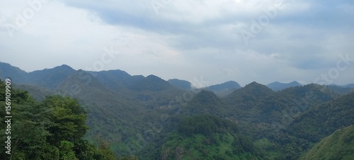 panorama of the mountains