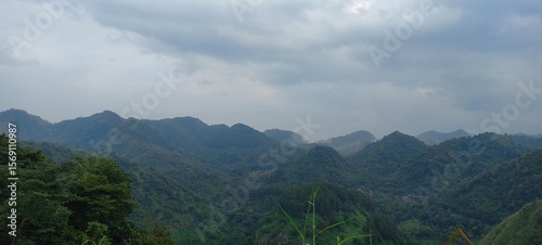 panorama of the mountains