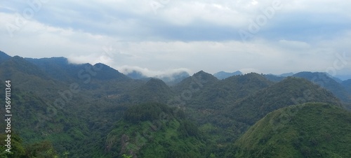 panorama of the mountains