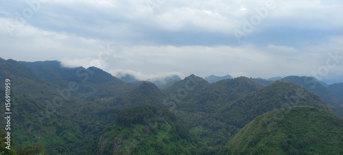 panorama of the mountains