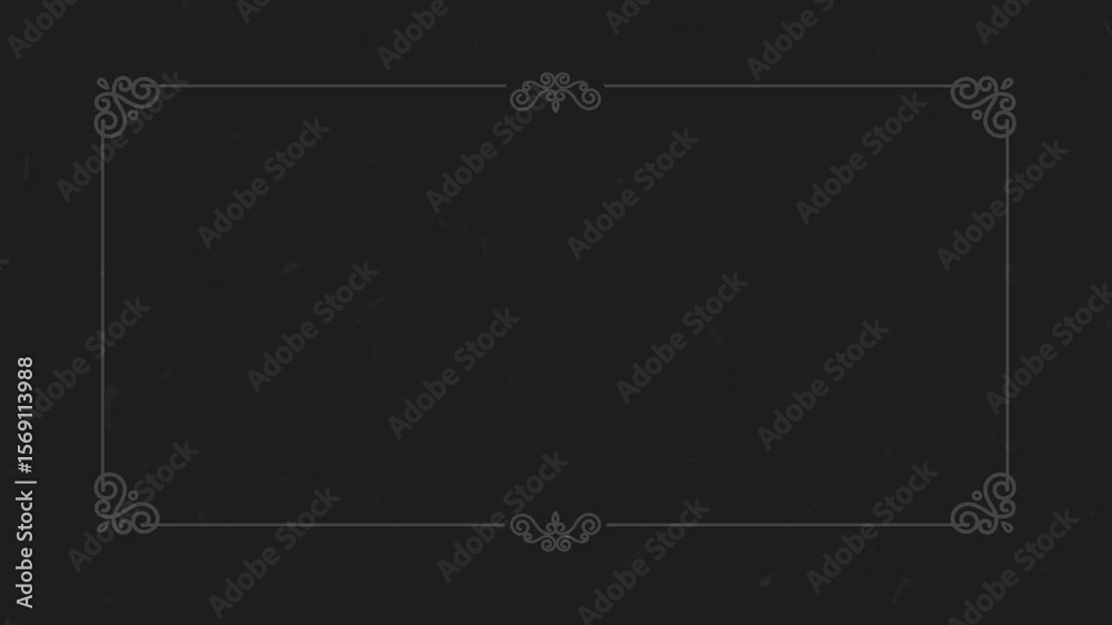 Set of retro vintage film frame. silent movie caption cards with old film effects and scratches. 