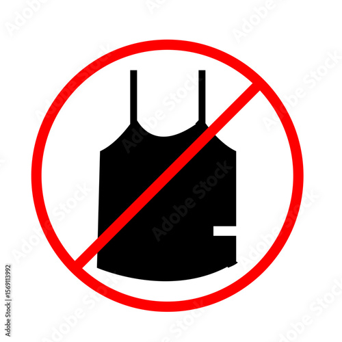 no bikini sign