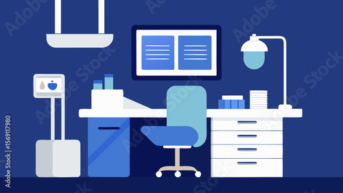 Vector set of furniture icons for home, office, and interior design