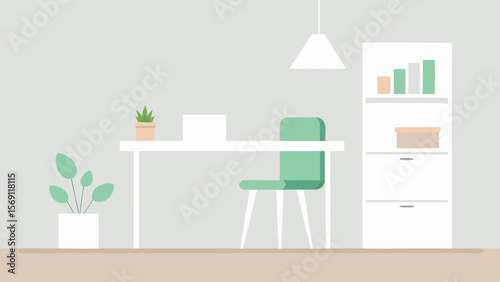 Modern home interior with stylish furniture design