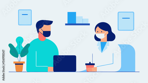 Doctor Patient Consultation Online Healthcare Appointment and Virtual Medical Advice