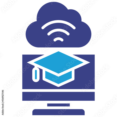 Cloud Library Icon