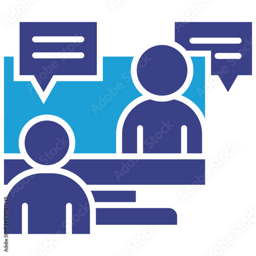 Online Discussion Icon