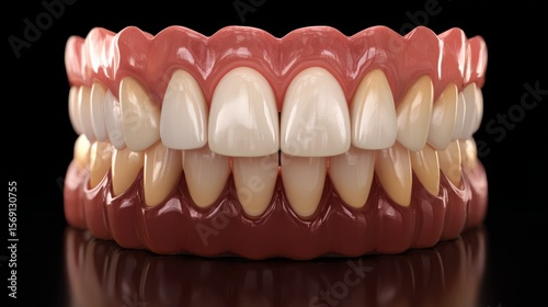 Complete Dental Denture Set for Restoring Smile