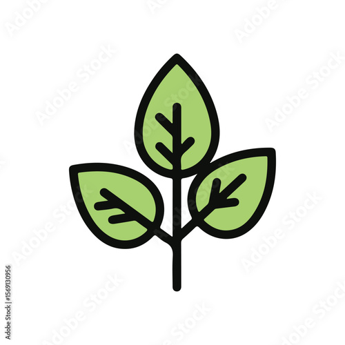 Bioenergy Biofuel Icon – Flat Vector Energy alternative Illustration