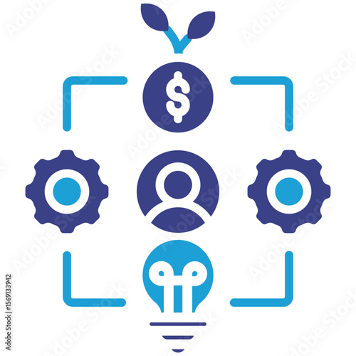 Business Chain Icon