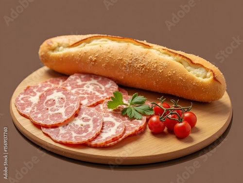 Bread and salami