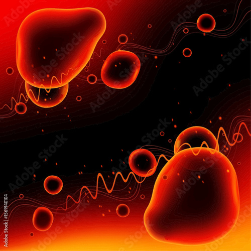 red blood cells in blood background