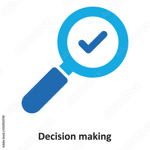 Decision making Vector Icon which can easily modify or edit