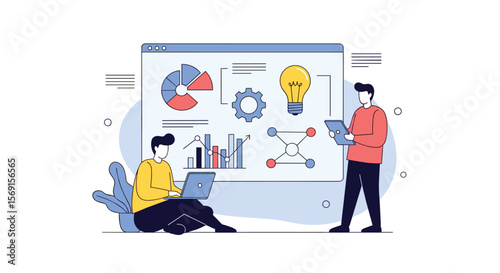 Analyzing Business Growth Strategies Through Data Visualization Tools and Market Research Techniques for Strategic Planning