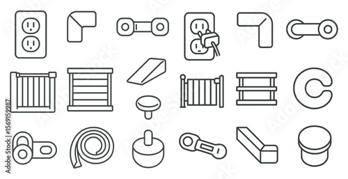 Collection of various items, including a wrench, a screwdriver, and a hammer. The items are all lined up in a row, with some of them being more prominent than others. Scene is one of organization