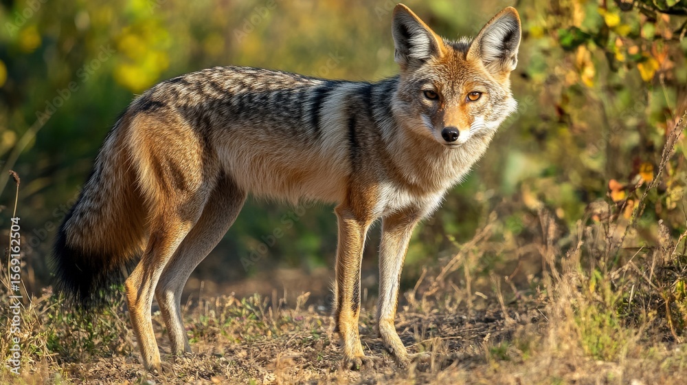 Fototapeta premium Coyotes in a natural habitat.