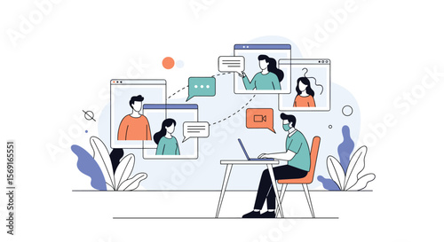 Virtual Collaboration and Remote Teamwork Enabling Seamless Communication and Productive Workflows Among Distributed Employees