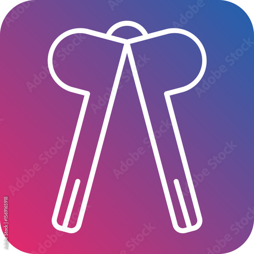 Squeezer line icon style