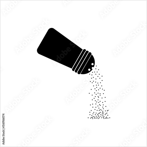 Salt Falling From Salt Shaker Icon