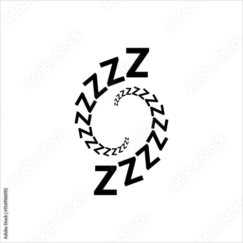 Sleep Zzz Icon, Sleep Zzz Sign