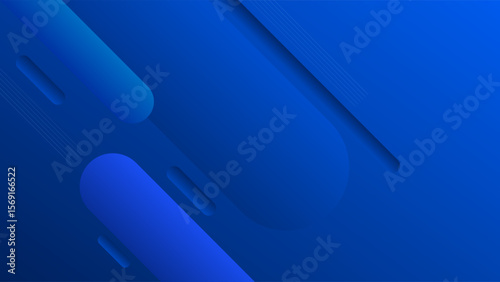 ABSTRACT BACKGROUND ELEGANT BLUE GRADIENT SMOOTH LIQUID COLORFUL DESIGN WITH DIAGONAL LINES GEOMETRIC SHAPES VECTOR TEMPLATE GOOD FOR MODERN WEBSITE, WALLPAPER, COVER DESIGN 