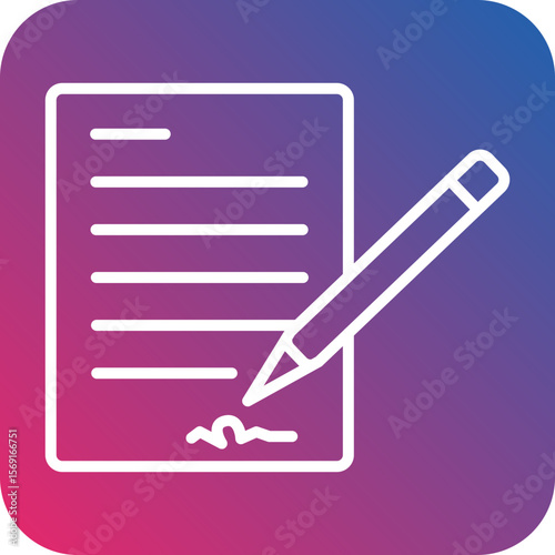 Contract Line Icon Style