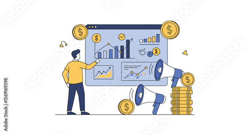 Analyzing Business Growth Strategies and Market Trends with Data Visualization and Financial Metrics