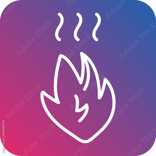 Fire Line Icon Style