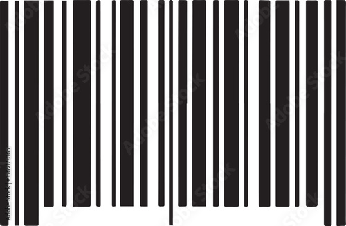 Print   Illustration of barcode design black and white