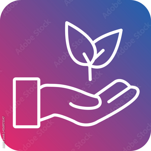 Replant Line Icon Style