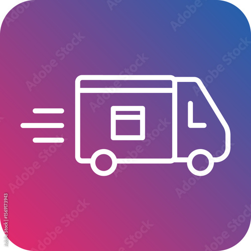 Delivery Line Icon Style