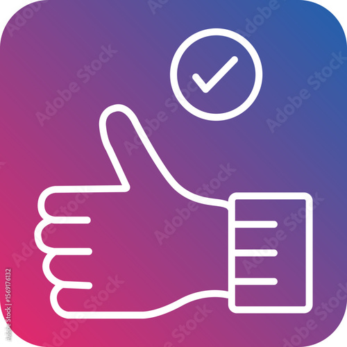Like Line Icon Style