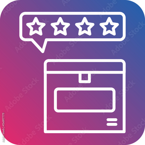 Rating Line Icon Style
