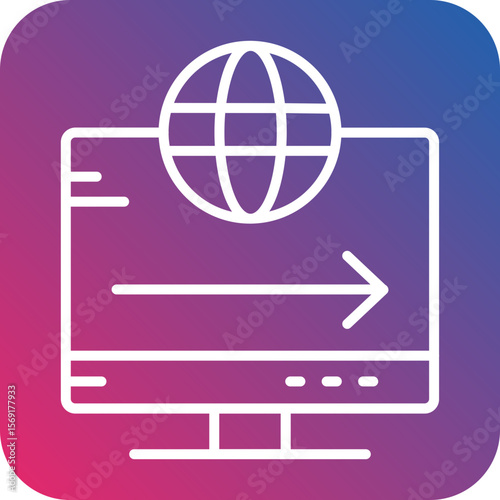 Redirect Line Icon Style