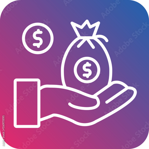 Loan Line Icon Style