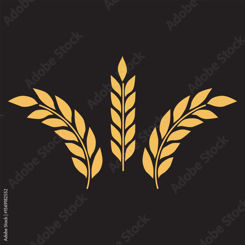 vector illustration of wheat