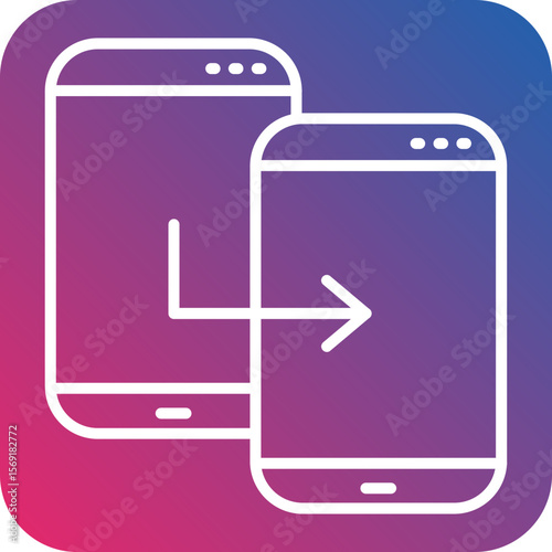 Clone Line Icon Style