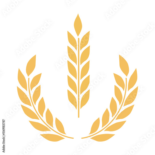 golden laurel wreath