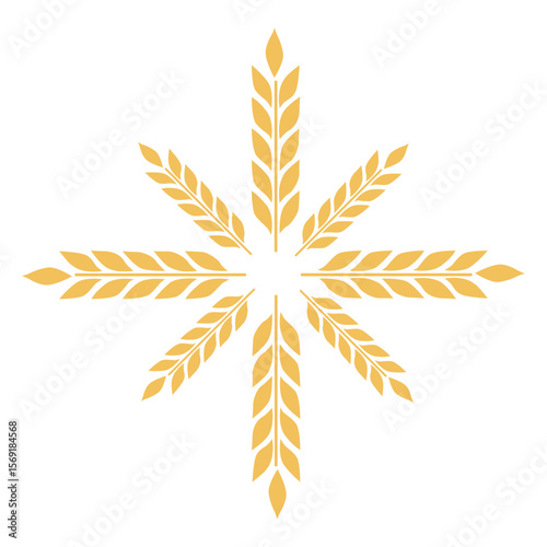 golden laurel wreath